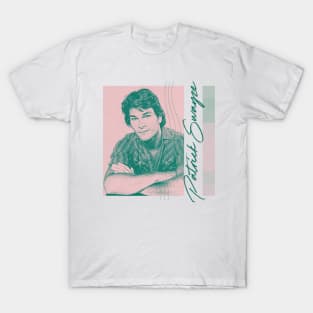 Patrick Swayze / / / 80s Aesthetic Fan Art Design T-Shirt